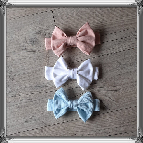 Big knot headband in stretch jersey 10 colors